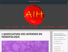 Tablet Screenshot of aihemato.com